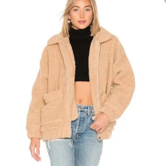 I.AM.GIA teddy coat - camel - Picture 1 of 4